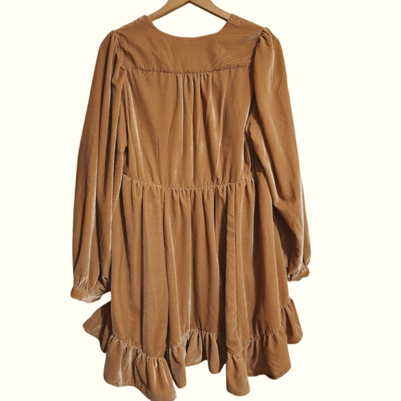 Free People Rust Mini Dress - Picture 3 of 10